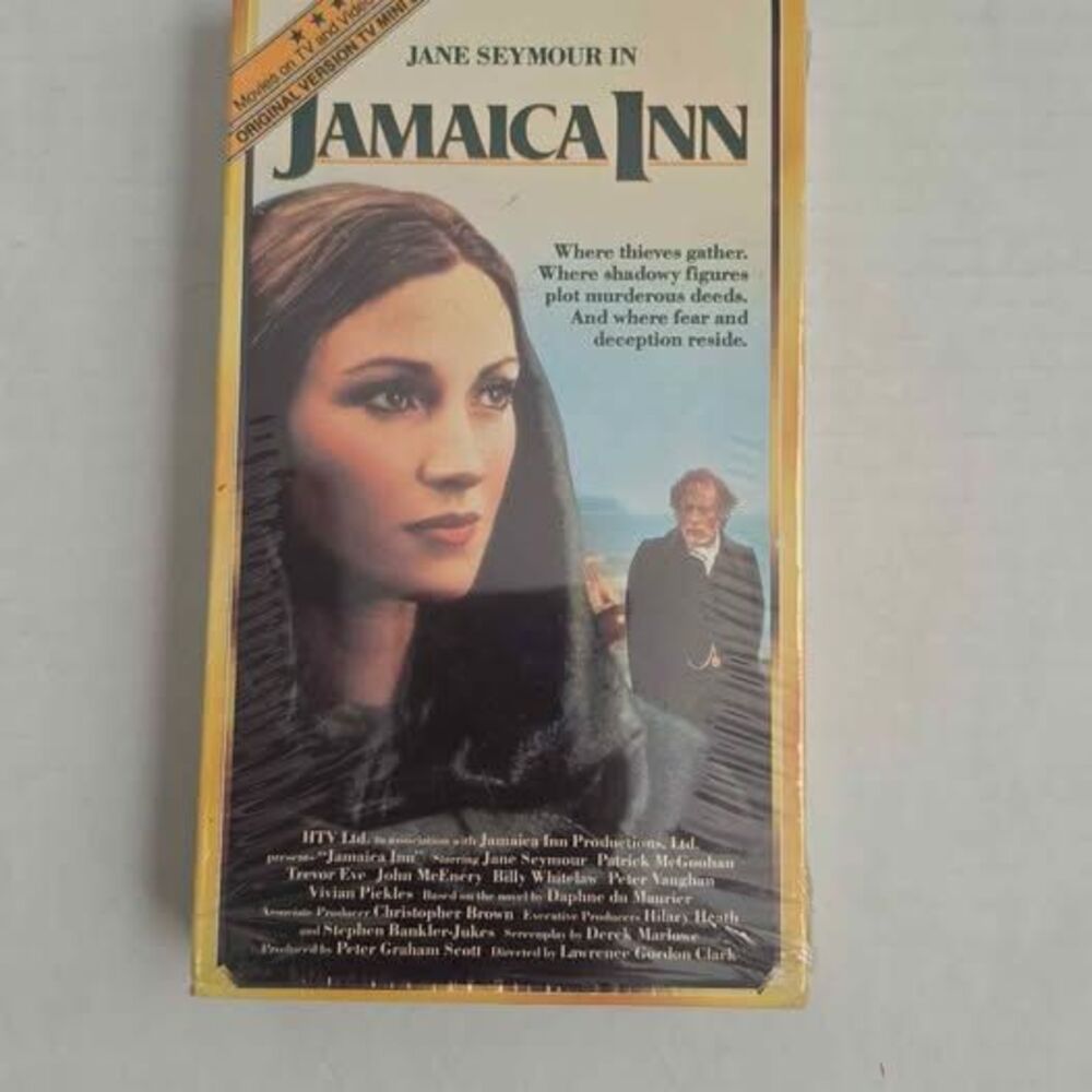 Jamaica Inn VHS 1980s Jane Seymour Miniseries Starmaker Retro Media Movie